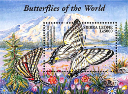 Sierra Leone 2001 Butterflies S/s, Phiclides Podalirius, Mint NH, Nature - Butterflies - Autres & Non Classés