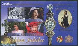 Niuafo'ou 2002 Silver Jubilee S/s, Mint NH, History - Kings & Queens (Royalty) - Königshäuser, Adel