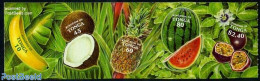 Tonga 2001 Fruits 5v [::::], Mint NH, Nature - Fruit - Obst & Früchte