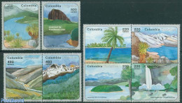 Colombia 1993 Tourism 8v (2v + [+] + [:]), Mint NH, Nature - Various - Water, Dams & Falls - Tourism - Colombie