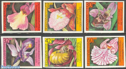 Bulgaria 1986 Orchids 6v Imperforated, Mint NH, Nature - Flowers & Plants - Orchids - Ungebraucht