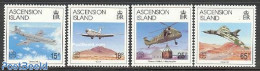 Ascension 1992 Falklands Liberation 4v, Mint NH, Transport - Helicopters - Aircraft & Aviation - Helikopters