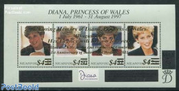 Niuafo'ou 2012 Princess Diana S/s, Overprint, Mint NH, History - Charles & Diana - Kings & Queens (Royalty) - Royalties, Royals