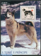 Sao Tome/Principe 2003 Red Cross, Dogs S/s, Mint NH, Health - Nature - Red Cross - Dogs - Rotes Kreuz