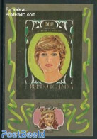 Chad 1982 Princess Diana S/s, Gold, Imperforated, Mint NH, History - Charles & Diana - Kings & Queens (Royalty) - Andere & Zonder Classificatie