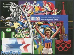 Chad 1982 Olympic Games Los Angeles S/s, Imperforated, Mint NH, Sport - Olympic Games - Andere & Zonder Classificatie