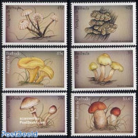 Antigua & Barbuda 1997 Mushrooms 6v, Mint NH, Nature - Mushrooms - Pilze