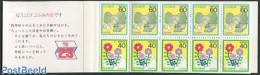 Japan 1987 Letter Writing Day Booklet, Mint NH, Nature - Elephants - Stamp Booklets - Ongebruikt