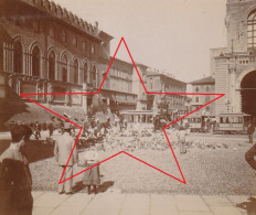 Photo 1900 BOLOGNA - Piazza Vittorio Emanuele, Tramway (A256) - Bologna