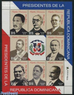 Dominican Republic 2012 Presidents 8v M/s, Mint NH, History - Politicians - Autres & Non Classés
