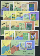 Japan 1989 Oku No Hosomichi 10 S/s, Mint NH, Art - Paintings - Unused Stamps