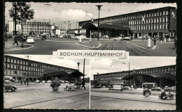 AK Bochum, Hauptbahnhof Im Sommer, VW-Käfer  - Bochum