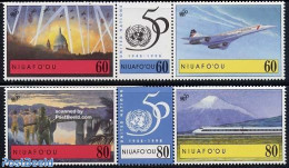 Niuafo'ou 1995 UNO, World War II 2x3v [::], Mint NH, History - Sport - Transport - Militarism - United Nations - World.. - Militares