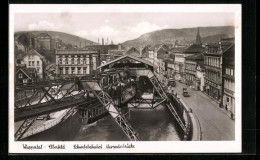 AK Wuppertal-Elberfeld, Schwebebahnhof Alexanderbrücke  - Other & Unclassified