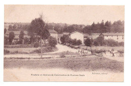 55 MEUSE - PONT SUR SAULX Fonderie Et Ateliers De Construction - Autres & Non Classés