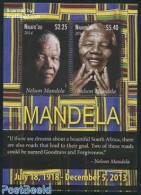 Niuafo'ou 2014 Nelson Mandela 2v M/s, Mint NH, History - Politicians - Nelson Mandela - Autres & Non Classés