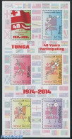 Tonga 2014 Commonwealth Games 5v M/s, Mint NH, Sport - Sport (other And Mixed) - Autres & Non Classés