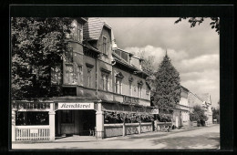 AK Georgenthal /Thür. Wald, Cafe Adler An Der Bahnhofstrasse  - Georgenthal