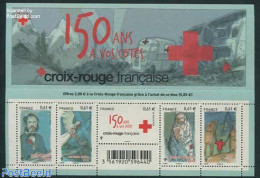 France 2014 150 Years Red Cross 5v M/s, Mint NH, Health - Religion - Red Cross - Angels - Ongebruikt
