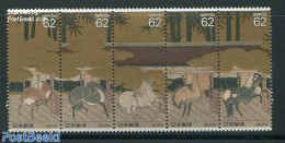 Japan 1990 Horses 5v [::::], Mint NH, Nature - Horses - Neufs