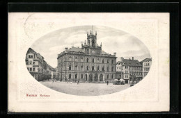 Präge-AK Weimar, Rathaus Und Zigarrengeschäft, Passepartout  - Weimar