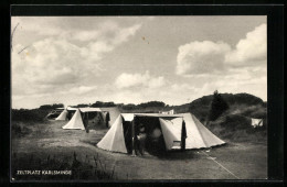 AK Karlsminde Bei Eckernförde, Zeltplatz E. Hoff  - Eckernfoerde