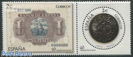 Spain 2014 Pesetas 2v [:], Mint NH, Transport - Various - Ships And Boats - Money On Stamps - Nuovi