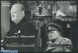 Guernsey 2015 Winston Churchill S/s, Mint NH, History - Churchill - Sir Winston Churchill