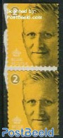 Belgium 2015 Definitive, Yellow, King Philip 2v S-a, Mint NH - Unused Stamps