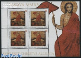 Vatican 2015 Easter M/s, Mint NH, Religion - Religion - Art - Paintings - Nuevos