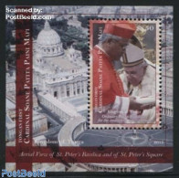 Tonga 2015 Tongas First Cardinal S/s, Mint NH, Religion - Churches, Temples, Mosques, Synagogues - Pope - Religion - Kirchen U. Kathedralen