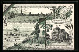 Lithographie Hildesheim, Abschiedsfeier Der Einjährigen Der Landwirtschaftsschule  - Other & Unclassified