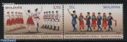 Moldova 2015 Folk Dance 2v [:], Joint Issue Azerbaijan, Mint NH, Performance Art - Various - Dance & Ballet - Costumes.. - Dans