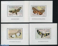 Congo Republic 1999 Butterflies 4 S/s, Mint NH, Nature - Butterflies - Andere & Zonder Classificatie