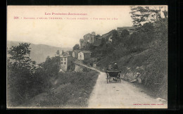CPA Ax-les-Thermes, Les Pyrénées Ariégeoises, Village D`Ascou, Vue Prise De L`Est  - Ax Les Thermes