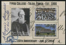 Tonga 2016 Tupou College S/s, Mint NH - Autres & Non Classés