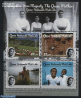 Tonga 2016 90 Years Queen Mother S/s, Mint NH, History - Nature - Science - Kings & Queens (Royalty) - Women - Fishing.. - Royalties, Royals