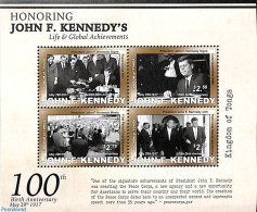 Tonga 2017 John F. Kennedy 4v M/s, Mint NH, American Presidents - Autres & Non Classés