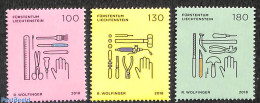Liechtenstein 2018 Handicrafts 3v, Mint NH, History - Sepac - Unused Stamps