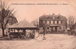 90 Territoire De Belfort - CPA - MONTREUX-CHATEAU - La Mairie - Frontière Franco-alsacienne - Sonstige & Ohne Zuordnung