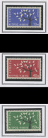 Chypre - Cyprus - Zypern 1962 Y&T N°207 à 209 - Michel N°215 à 217 *** - EUROPA - Unused Stamps