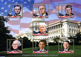 Curaçao 2020 American Presidents 7v M/s, Mint NH, History - American Presidents - Curaçao, Antilles Neérlandaises, Aruba