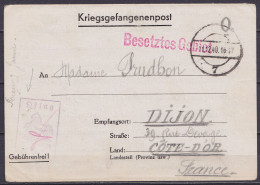Courrier De Prisonnier Kriegsgefangenenpost Daté 27 Novembre 1940 De Osterode Am Harz - Cachet Date 11.12.40 Censuré Ofl - WW II