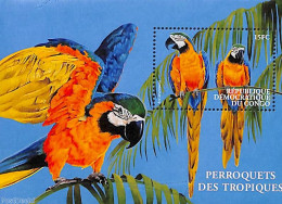 Congo Dem. Republic, (zaire) 2000 Parrots S/s, Mint NH, Nature - Birds - Parrots - Sonstige & Ohne Zuordnung