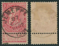 Fine Barbe - N°58 Obl Simple Cercle "Jemeppe" (T1L) - 1893-1900 Schmaler Bart