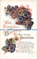 R664518 With Fondest Love And Birthday Wishes To My Daughter. W. And K. Series. - Monde