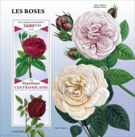 Central Africa 2022 Roses, Mint NH, Nature - Flowers & Plants - Roses - Centrafricaine (République)