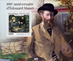 Togo 2022 190th Anniversary Of Édouard Manet, Mint NH, Art - Paintings - Togo (1960-...)
