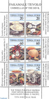 Tonga 1997 Mushrooms M/s, Mint NH, Nature - Mushrooms - Pilze
