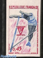 France 1970 European Athletics Games 1v, Imperforated, Mint NH, History - Sport - Europa Hang-on Issues - Athletics - .. - Neufs